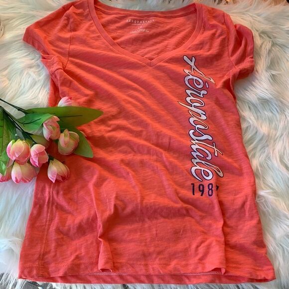 AEROPOSTALE WOMEN’S SHORT SLEEVES TEE SHIRT - Picture 1 of 4